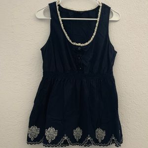 Tommy Hilfiger Navy Blue Top